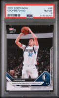 Graded 2025 Topps Now Cooper Flagg #86 Rookie RC Basketball Card PSA 8 Near Mint