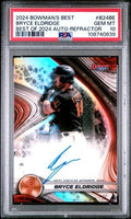 Graded 2024 Topps Bowman's Best Bryce Eldridge #B24BE Best of 2024 Refractor Auto Rookie RC Baseball Card PSA 10 Gem Mint