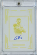 2025 Panini National Treasures Colston Loveland #RSFPCLD Printing Plate Auto 1/1 Rookie RC Football Card