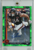 2025 Topps Chrome Colston Loveland #RACL Green Geometric Auto 99/99 Rookie RC Football Card
