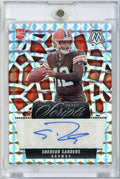 2025 Panini Mosaic Shedeur Sanders #RSSSS Rookie Scripts Auto Rookie RC Football Card