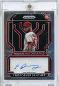 2022 Panini Prizm Cristopher Sanchez #RASZ Rookie Autographs Auto Rookie RC Baseball Card