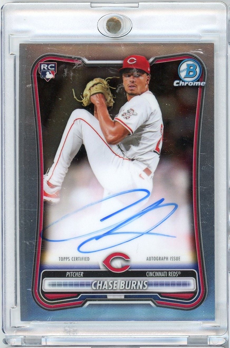 2026 Topps Bowman Chase Burns #CRACB Auto RC Rookie Baseball Card