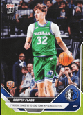 2025 Topps Now Cooper Flagg #253 Gold Foil /50 1st Rookie Since '85 to Lead Team in Pts/Reb/Ast/Stl Dallas Mavericks Rookie RC Basketball Card
