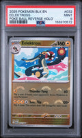 Graded 2025 Pokemon Blk En-Black Bolt Eelektross #032 Trading Card Game PSA 9 Mint