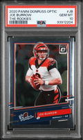 Graded 2020 Panini Donruss Optic Joe Burrow #JB The Rookies Rookie RC Football Card PSA 10 Gem Mint