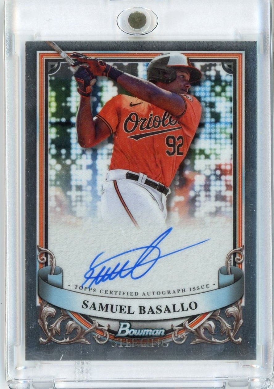 2024 Bowman Sterling Samuel Basallo #PASB Autograph Rookie RC Baseball Card