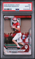 Graded 2025 Topps Bowman U Now Fernando Mendoza #66 Rookie RC Football Card PSA 10 Gem Mint