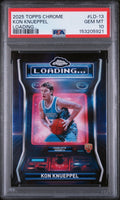 Graded 2025 Topps Chrome Kon Knueppel #LD-13 Loading Rookie RC Basketball Card PSA 10 Gem Mint