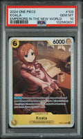 Graded 2024 One Piece Koala #103 Trading Card Game PSA 10 Gem Mint