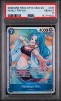 Graded 2026 One Piece Nefeltari Vivi #025 Trading Card Game PSA 10 Gem Mint