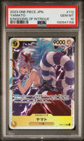 Graded 2023 One Piece Japanese Yamato #112 OP04 Premium Booster Trading Card Game PSA 10 Gem Mint