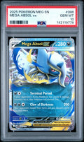 Graded 2025 Pokemon Mega Absol #086 Trading Card Game PSA 10 Gem Mint