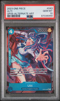 Graded 2023 One Piece Ulti #043 Alt Art Trading Card Game PSA 10 Gem Mint