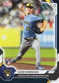 2026 Topps Now Jacob Misiorowski #272 Black Foil /10 Scoreless Start Closes May with 0.23 ERA Milwaukee Brewers Rookie RC Baseball Card