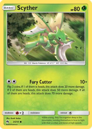 Scyther 003/214 - SM  Lost Thunder