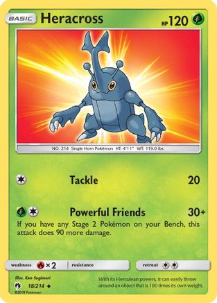 Heracross 018/214 - SM  Lost Thunder
