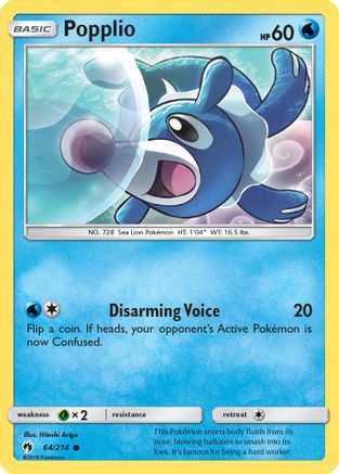 Popplio 064/214 - SM  Lost Thunder