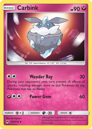 Carbink 143/214 - SM  Lost Thunder