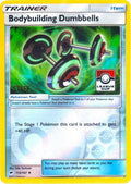 Bodybuilding Dumbbells 113/147 - League & Championship Cards - Reverse Holofoil