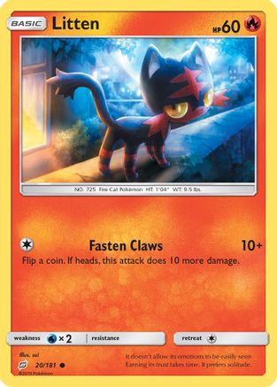 Litten 020/181 - SM  Team Up