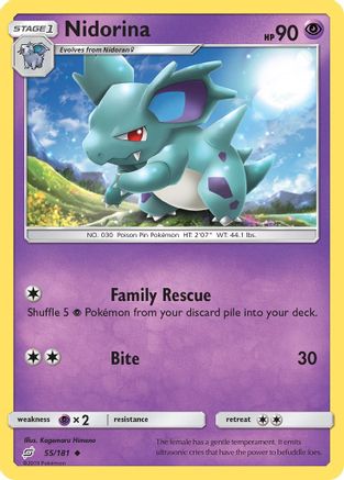 Nidorina 055/181 - SM  Team Up