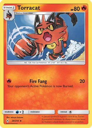 Torracat 028/214 - SM  Unbroken Bonds