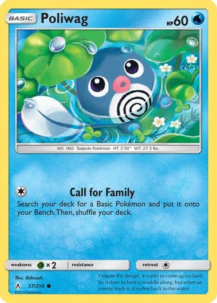 Poliwag 037/214 - SM  Unbroken Bonds