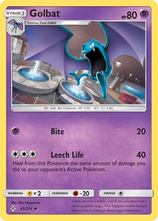 Golbat 065/214 - SM  Unbroken Bonds
