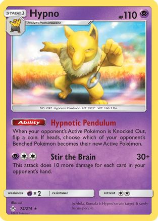 Hypno 072/214 - SM  Unbroken Bonds