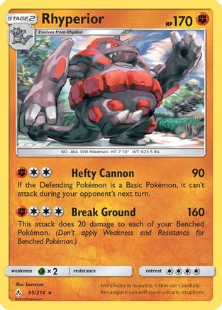 Rhyperior 095/214 - SM  Unbroken Bonds
