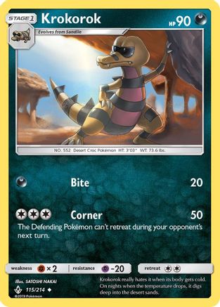 Krokorok 115/214 - SM  Unbroken Bonds