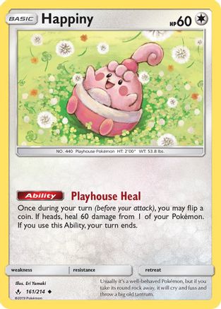 Happiny 161/214 - SM  Unbroken Bonds