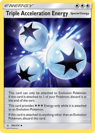 Triple Acceleration Energy 190/214 - SM  Unbroken Bonds