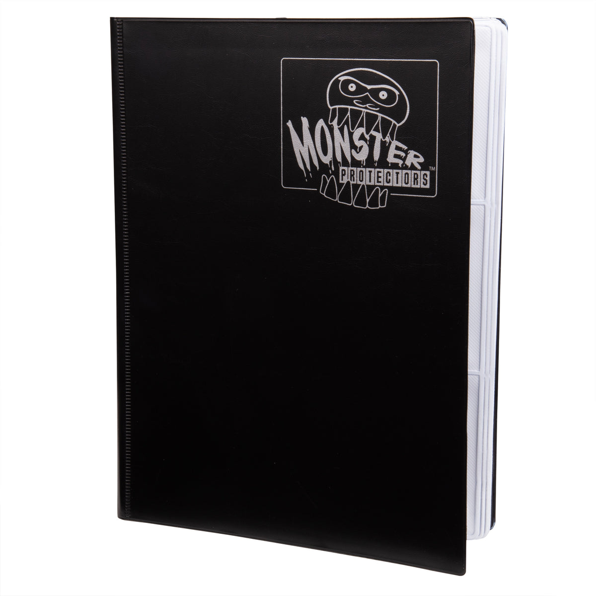 Binder - 9-Pocket Side-Loading - Black with White Pages
