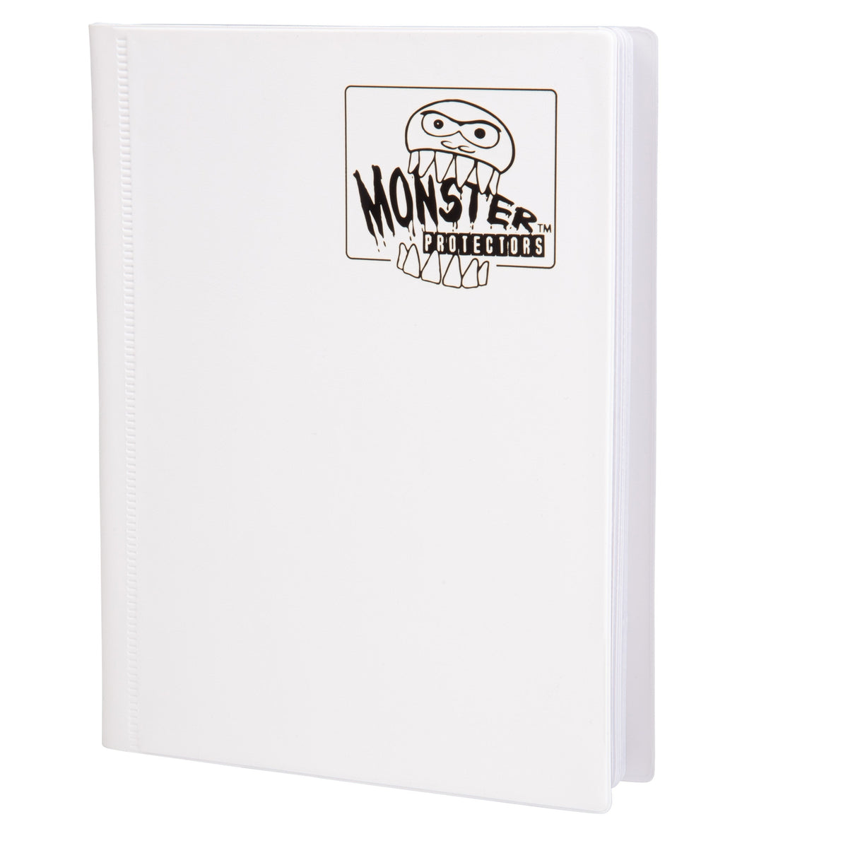 Binder - 4-Pocket Side-Loading Matte - White (White Pages)