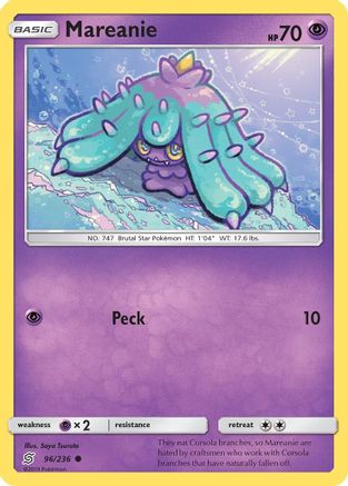 Mareanie 096/236 - SM  Unified Minds Reverse Holofoil