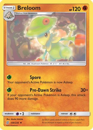 Breloom 108/236 - SM  Unified Minds