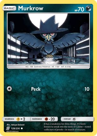 Murkrow 129/236 - SM  Unified Minds