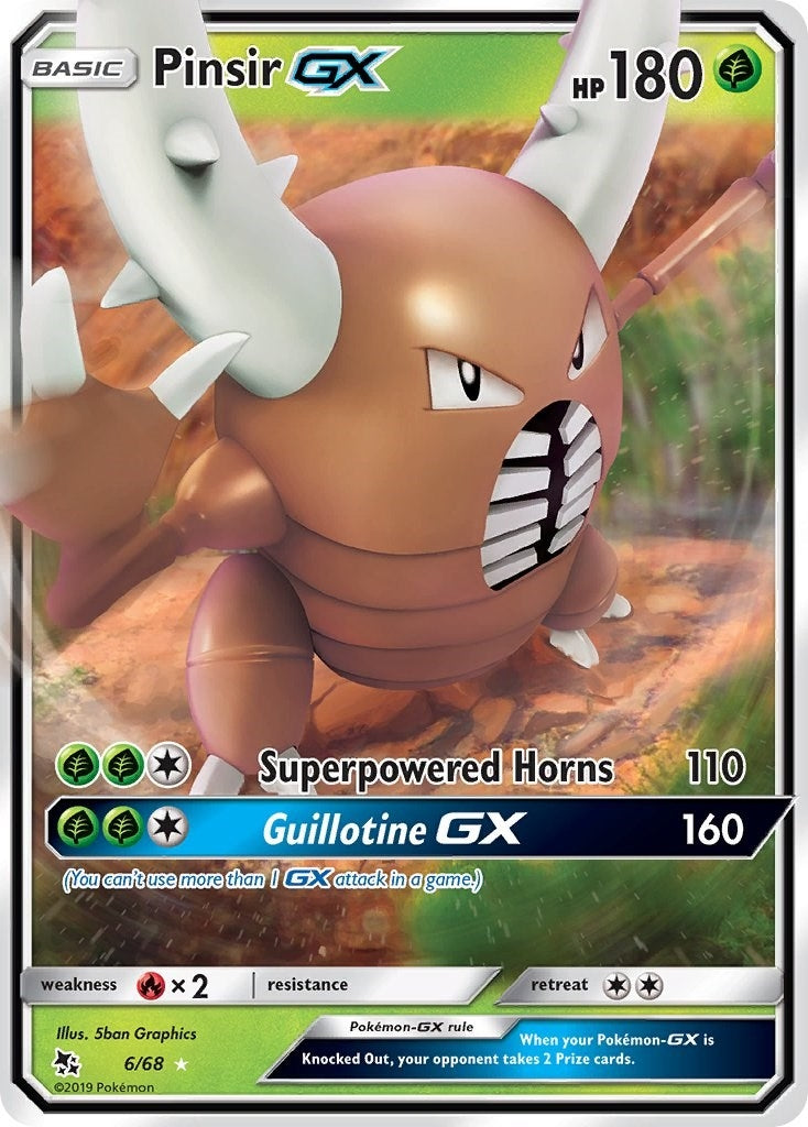 Pinsir GX (6/68) (Hidden Fates)