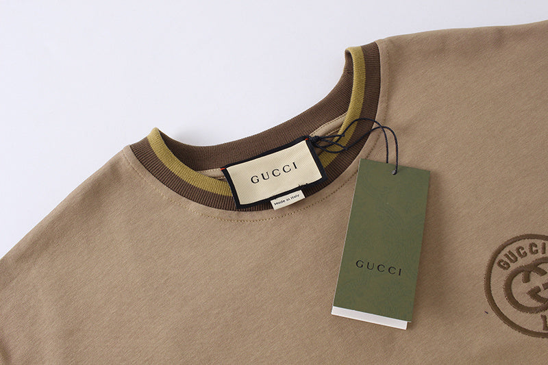 Gucci T-Shirt Without Collar 'Black'