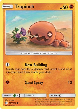Trapinch 107/236 - SM  Cosmic Eclipse
