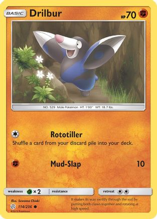 Drilbur 114/236 - SM  Cosmic Eclipse