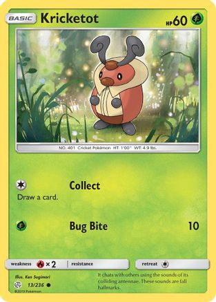 Kricketot 013/236 - SM  Cosmic Eclipse