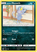 Alolan Meowth 128/236 - SM  Cosmic Eclipse Reverse Holofoil