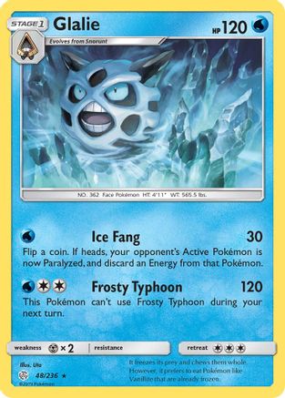 Glalie 048/236 - SM  Cosmic Eclipse