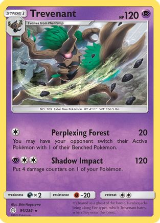 Trevenant 094/236 - SM  Cosmic Eclipse