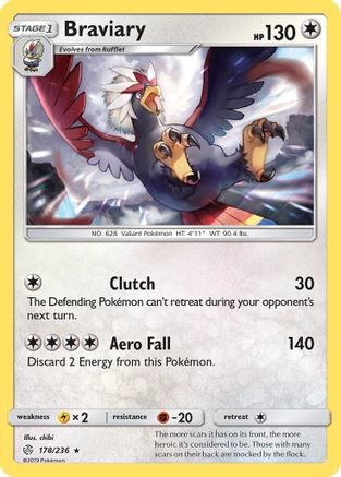 Braviary 178/236 - SM  Cosmic Eclipse