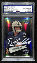 Drew Allar Penn State Signed/Auto 2022 Bowman U RC Card #52BF-25 PSA/DNA 193575