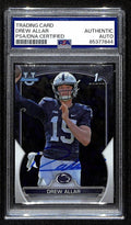 Drew Allar Penn State Signed 2022 Bowman U Chrome RC Card #59 PSA/DNA 193577